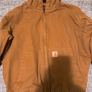 Carhartt Black and Tan Loose Fit Jacket J130